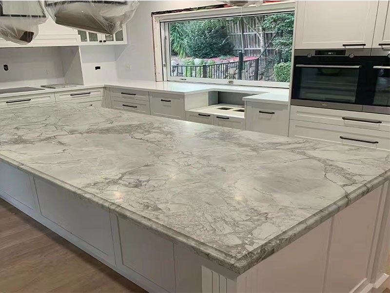 super white countertop